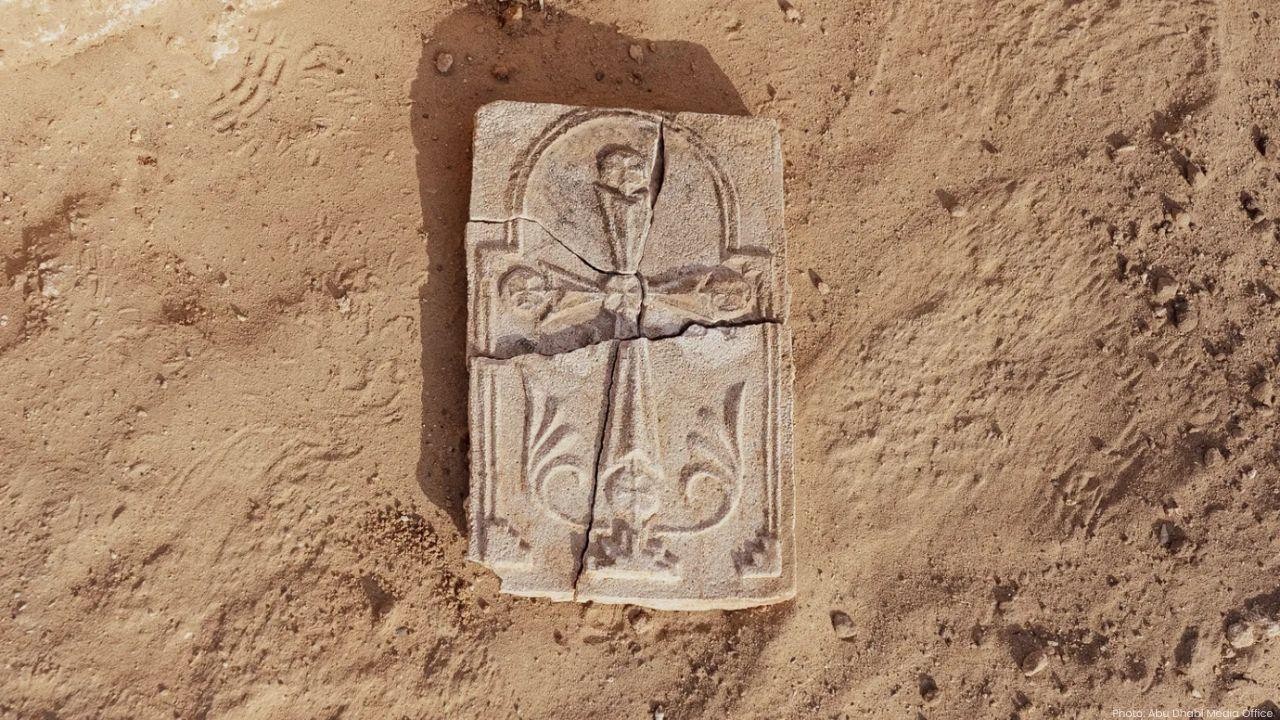 Ancient Christian Cross Found on Sir Bani Yas Island in Abu Dhabi