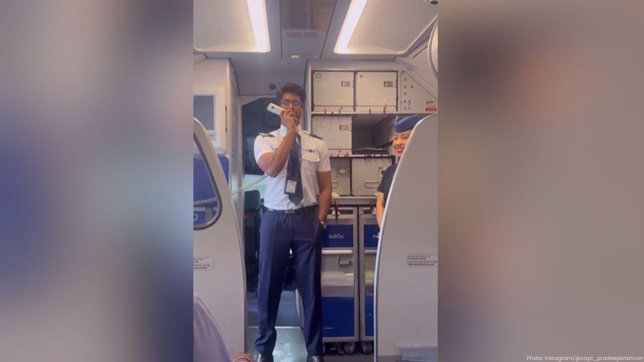 IndiGo Pilot Wins Hearts With Humble Hindi Mid-Air Announcement