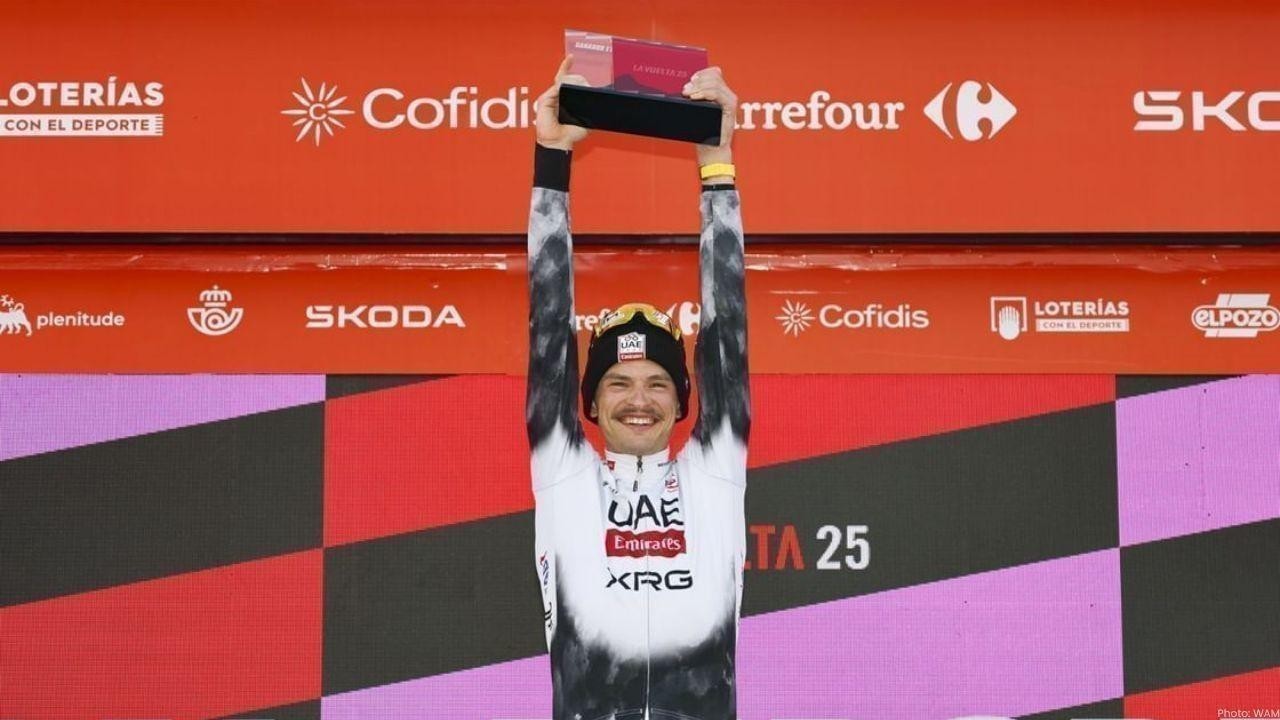 Jay Vine Wins Stage 10 at Vuelta a España, Extends Mountains Lead