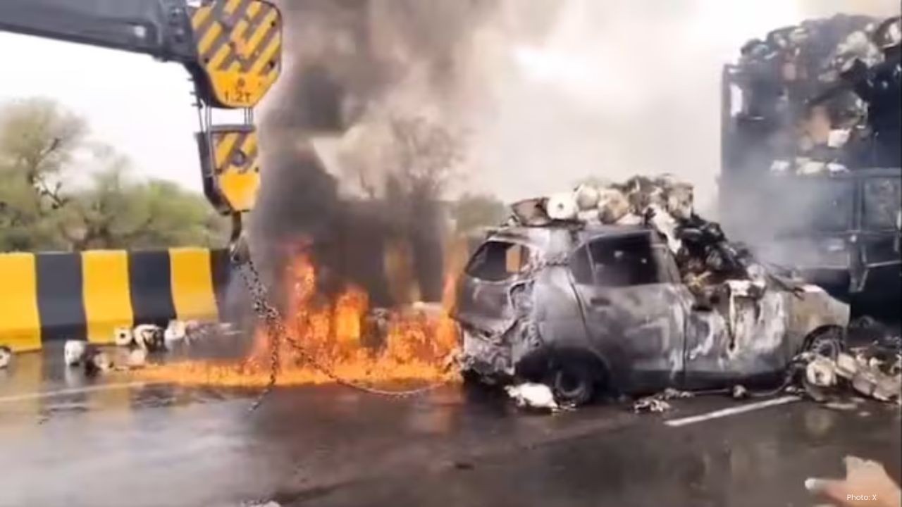 Rajasthan Tragedy: Four Friends Burned Alive in Road Crash
