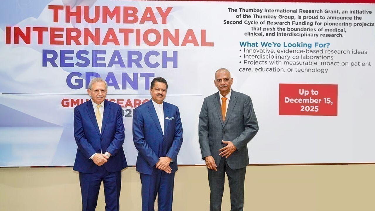 Thumbay Research Grant 2025/26 Deadline Extended