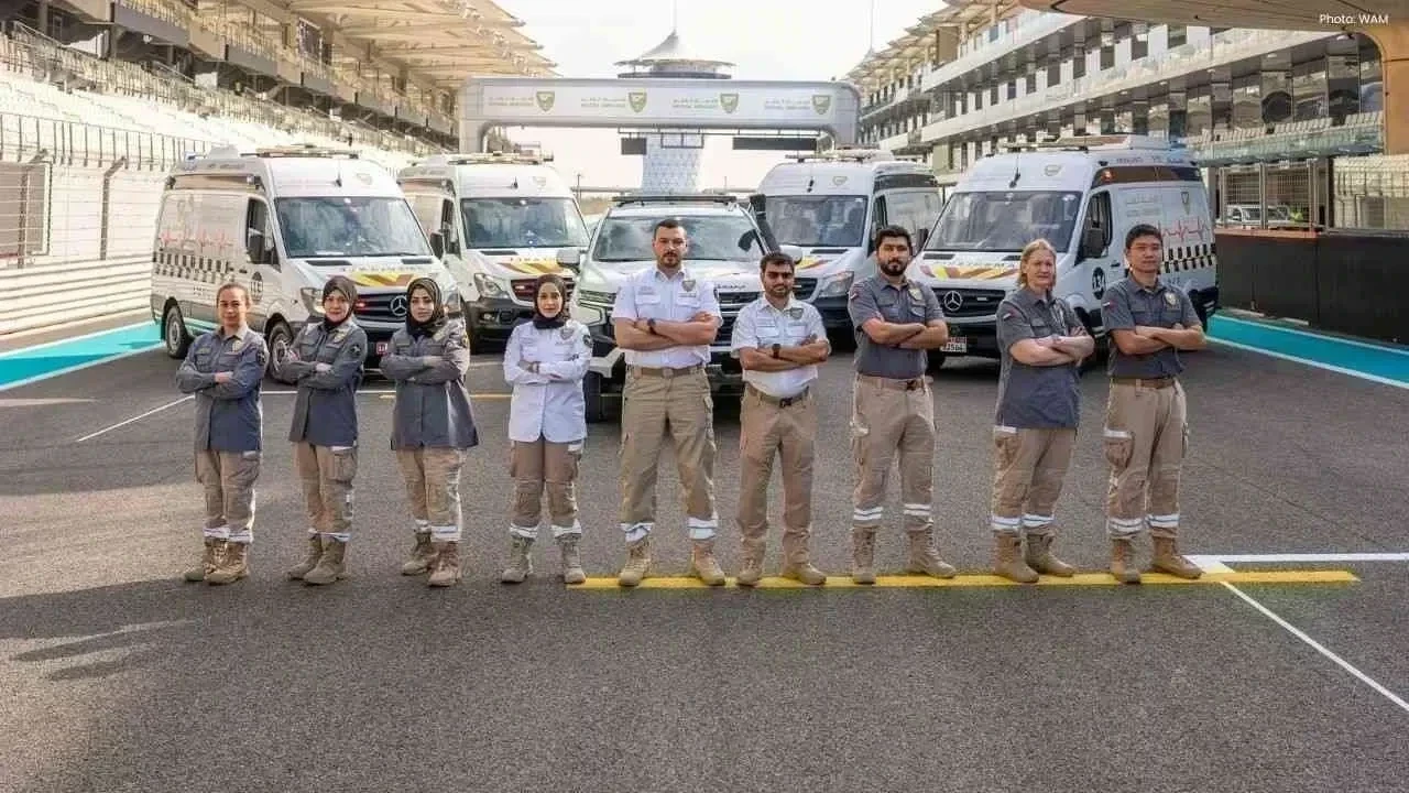 National Ambulance Mobilizes for Abu Dhabi F1 Grand Prix