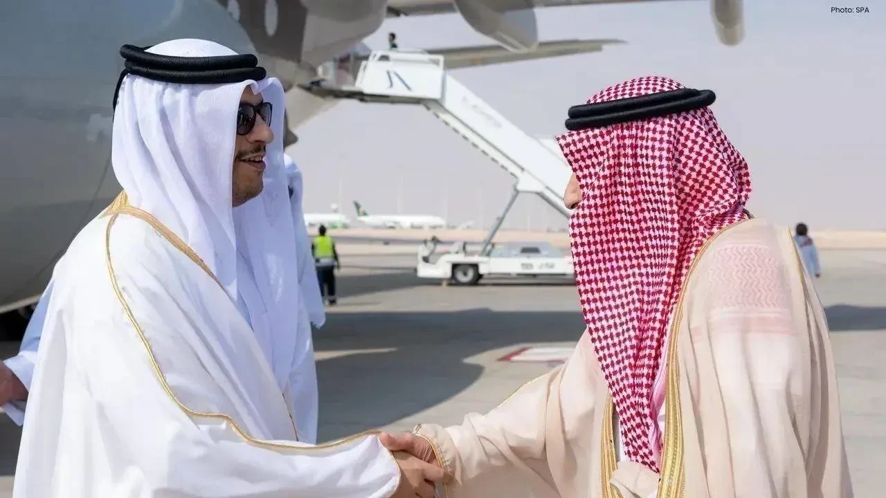 Sheikh Mohammed bin Abdulrahman Al Thani Lands in Riyadh for Diplomatic Engagement