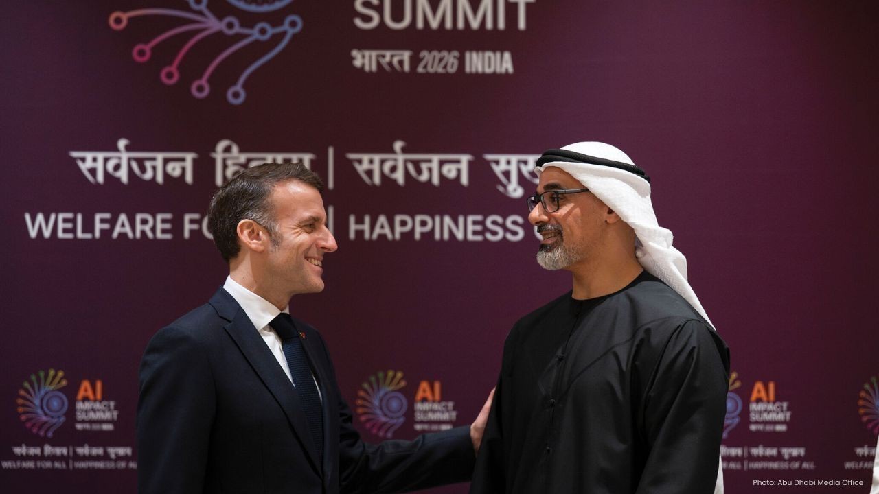 UAE Crown Prince Meets French President to Boost AI Ties