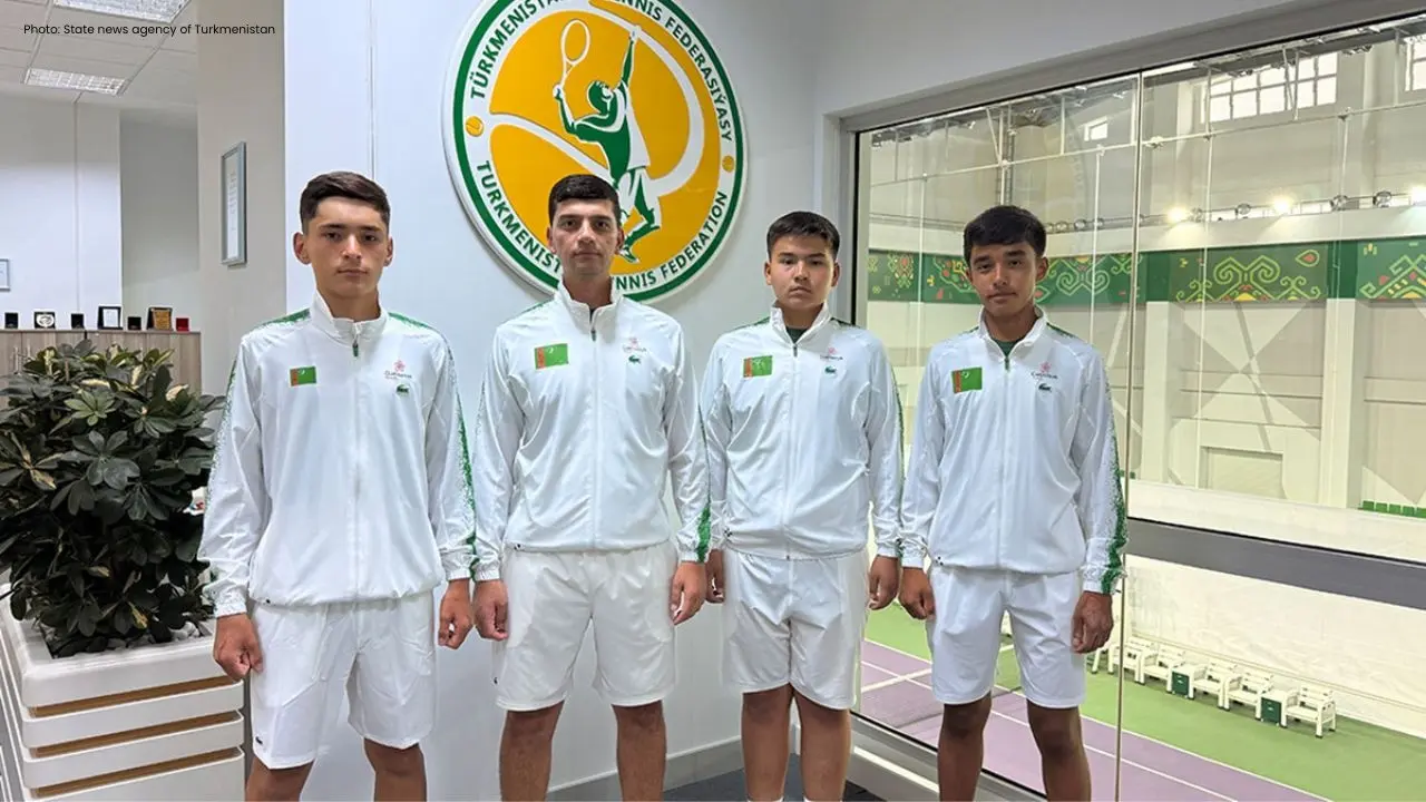 Turkmenistan’s U16 Tennis Squad Heads to Kazakhstan for Davis Cup Tryout