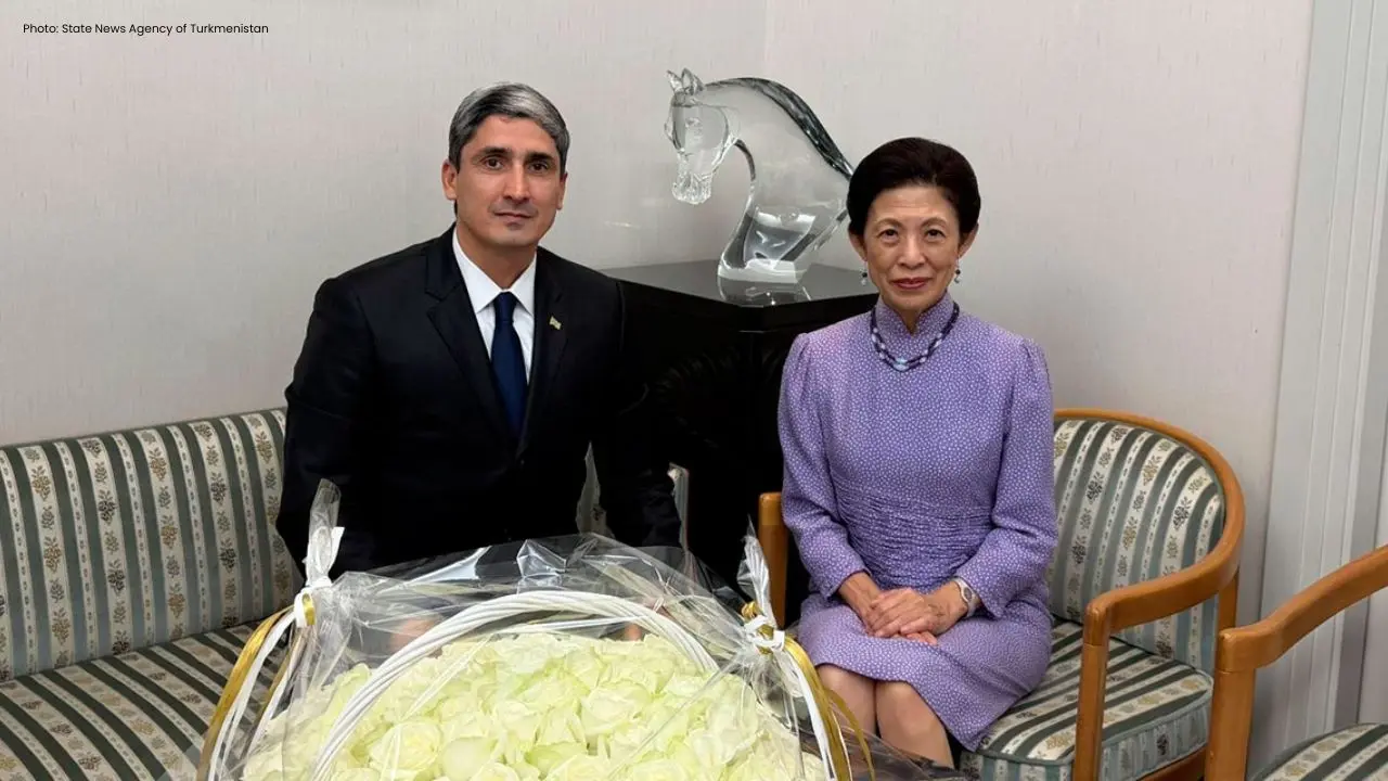 Turkmen Ambassador's Historic Meeting with Japan's Princess Takamado