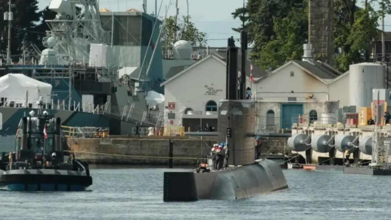 Historic Journey: South Korean Submarine Docks at CFB Esquimalt