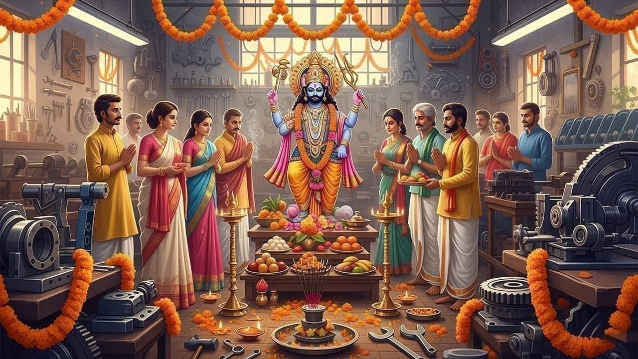 Vishwakarma Puja 2025 Significance Rituals Aarti & Global Celebrations