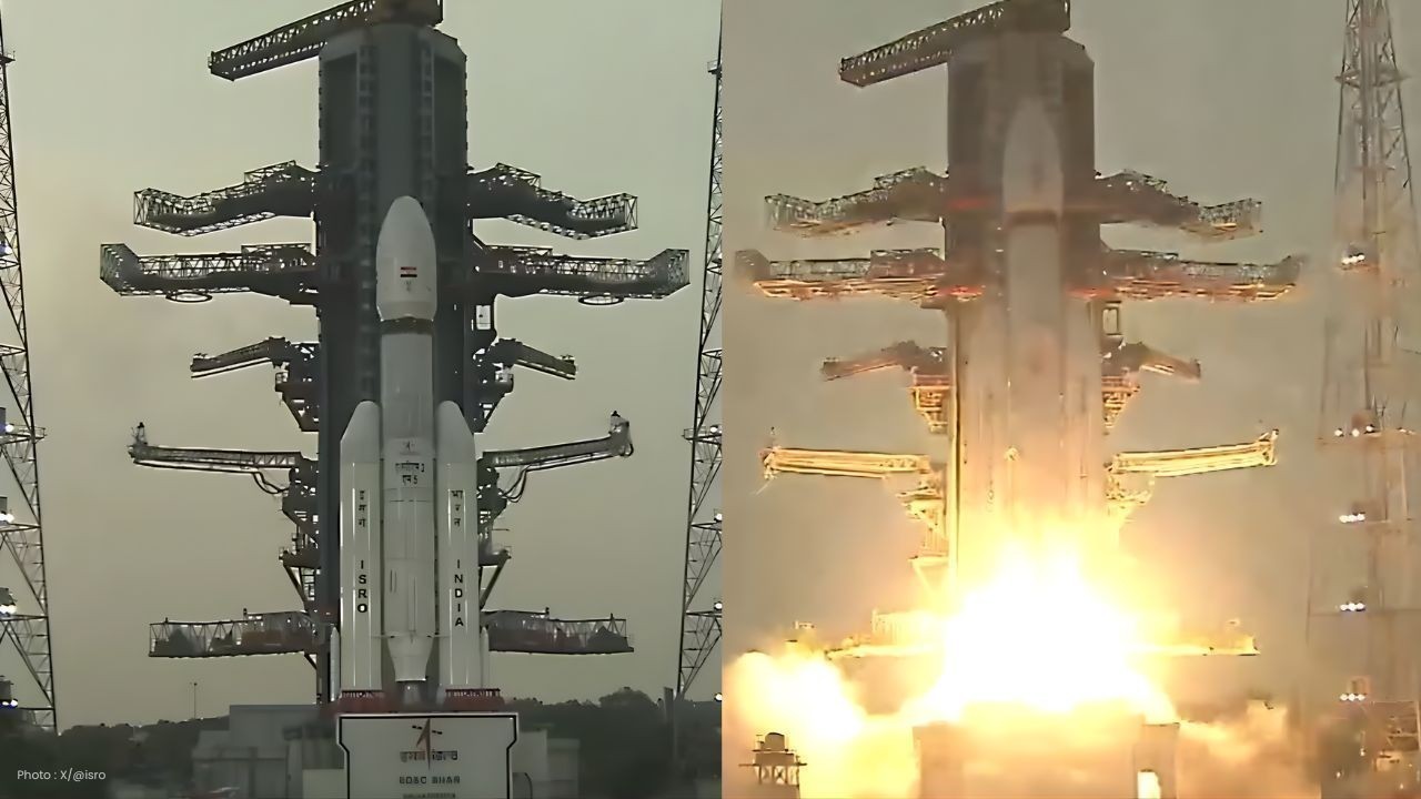 ISRO Launches India’s Heaviest Satellite on ‘Bahubali’ Rocket