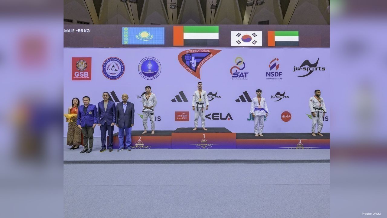 UAE Shines with Three Medals at Bangkok Jiu-Jitsu Worlds