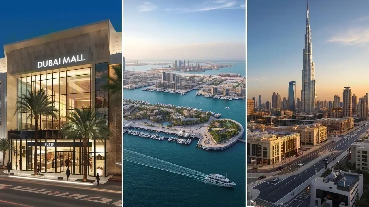 Dubai Mall vs Marina vs Downtown: Where Tourists Spend the Most Time