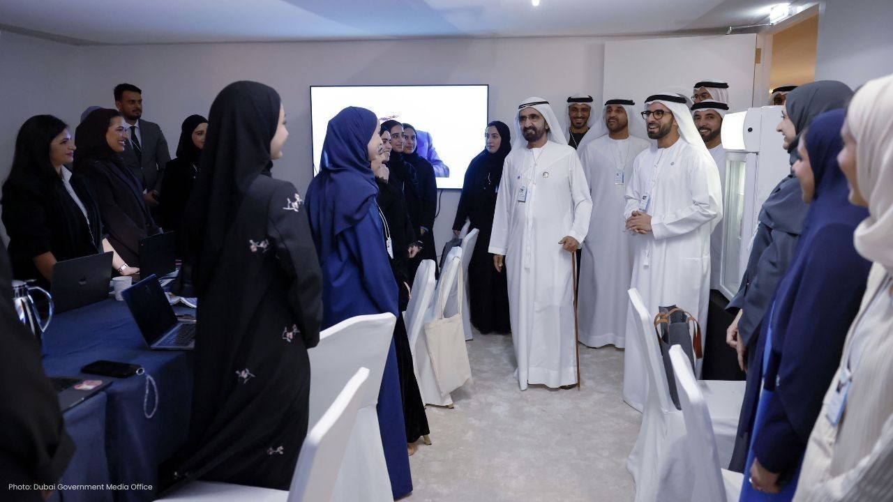 Sheikh Mohammed Visits WGS 2026 Media, Cybersecurity Centres