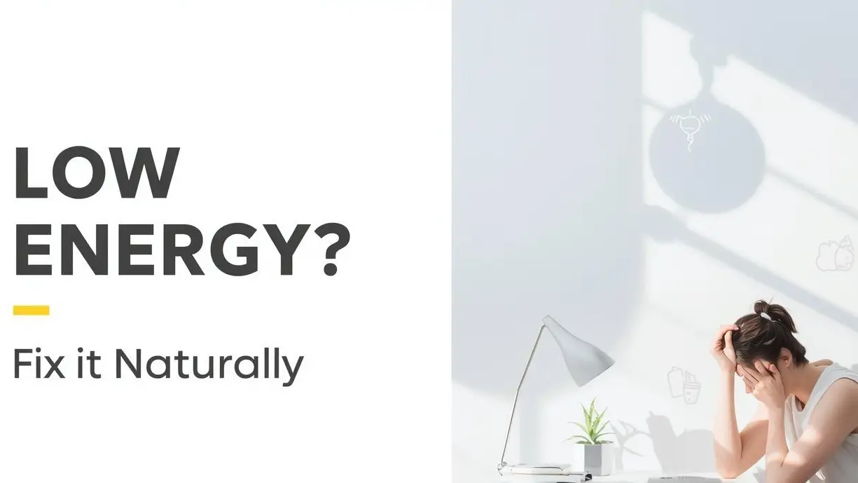 Low Energy Levels During the Day: Causes, Symptoms & Easy Fixes