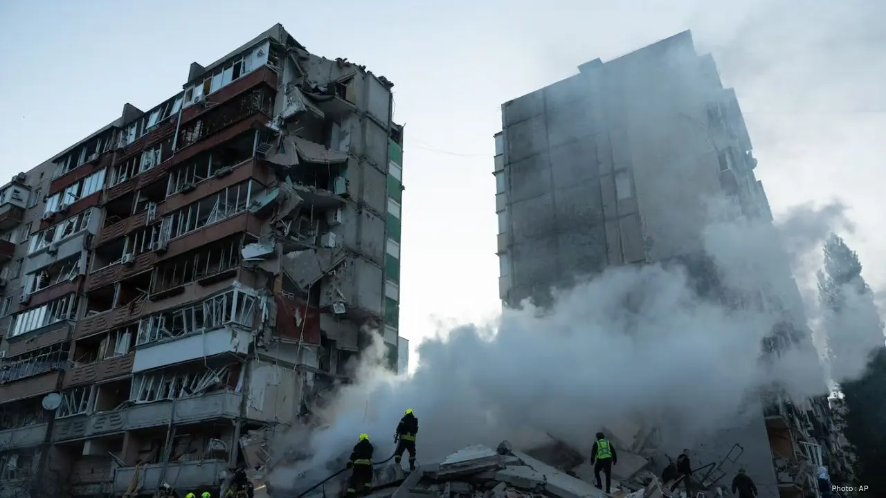 Kyiv Under Heavy Fire as Russia Escalates Assault