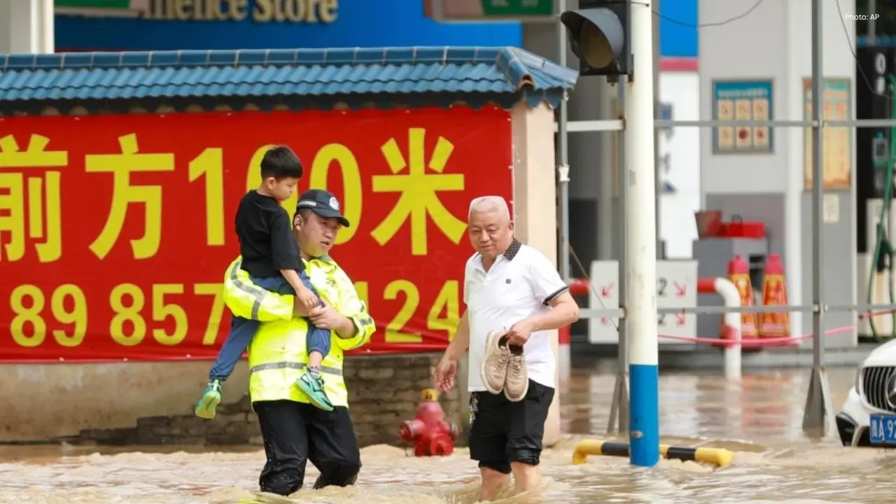 Devastating Floods Ravage China, Leaving 12 Dead