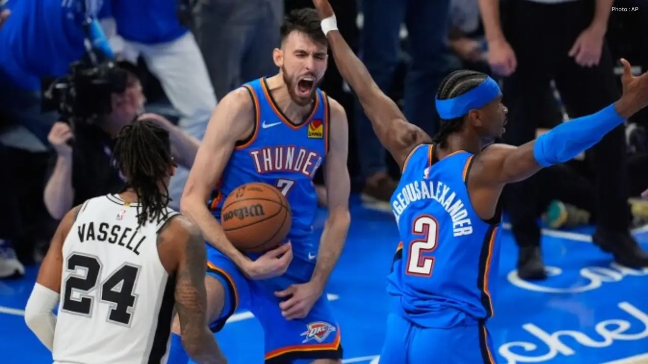 Gilgeous-Alexander Shines as Thunder Defeat Spurs in Game 2