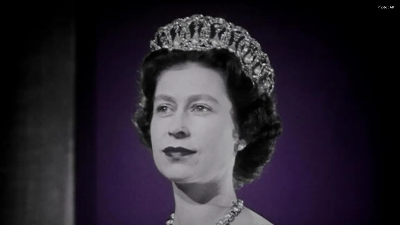 Queen Elizabeth II’s Zardozi Gown Shines Brightly at London Exhibition
