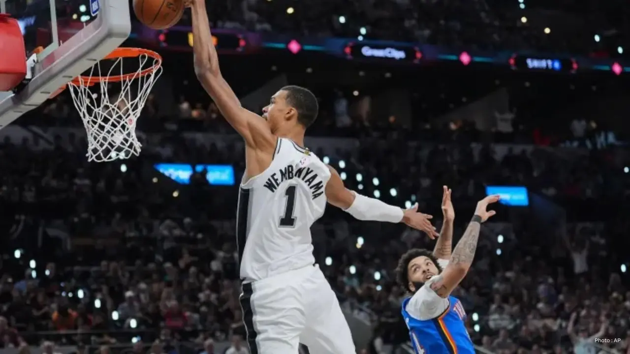 Spurs Equal Series After Wembanyama's Impressive 33-Point Game